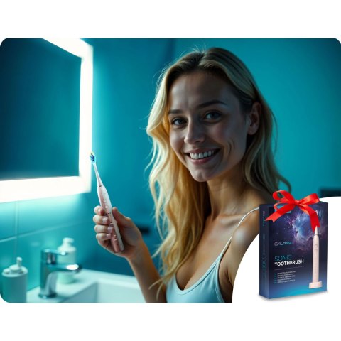 SZCZOTECZKA SONICZNA DO ZĘBÓW BERDSEN GALAXY RÓŻOWA