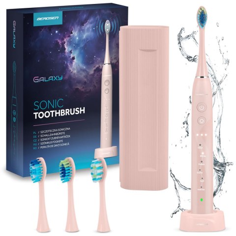 SZCZOTECZKA SONICZNA DO ZĘBÓW BERDSEN GALAXY RÓŻOWA