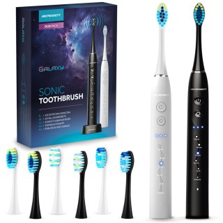 SZCZOTECZKA SONICZNA DO ZĘBÓW ZESTAW 2 SZT BERDSEN GALAXY DUO