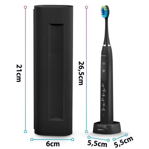 SZCZOTECZKA SONICZNA DO ZĘBÓW ZESTAW 2 SZT BERDSEN GALAXY DUO