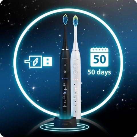 SZCZOTECZKA SONICZNA DO ZĘBÓW ZESTAW 2 SZT BERDSEN GALAXY DUO