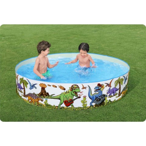 BASEN OGRODOWY DLA DZIECI DINOZAUR 183 X 38 CM BESTWAY 55022