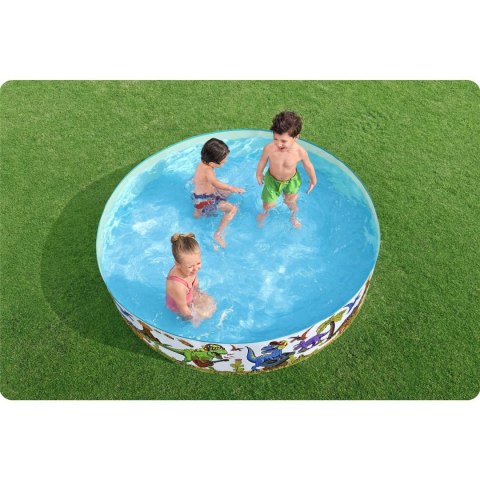 BASEN OGRODOWY DLA DZIECI DINOZAUR 183 X 38 CM BESTWAY 55022