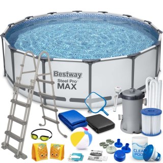 BASEN OGRODOWY STELAŻOWY 427 X 122 CM 19W1 BESTWAY 5612X