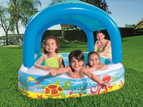 BASENIK DLA DZIECI Z DASZKIEM 140 X 140 X 114 CM BESTWAY 52192