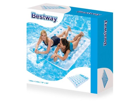 DUŻY MATERAC PLAŻOWY DLA 2 OS. 193 X 142 CM BESTWAY 43055