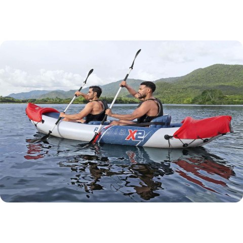 KAJAK DMUCHANY LITE RAPID X2 321 X 88 CM BESTWAY 65077