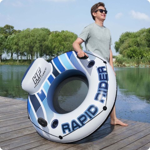 KOŁO DO PŁYWANIA RAPID RIDER ŚR. 135 CM 2 UCHWYTY BESTWAY 43116 KOŁO DO PŁYWANIA RAPID RIDER ŚR. 135 CM 2 UCHWYTY BESTWAY 43116