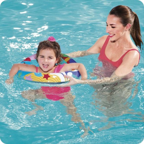 KOŁO PLAŻOWE DO PŁYWANIA MORSKIE PRZYGODY DLA DZIECI BESTWAY 36113 SYRENY