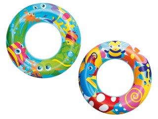 KOŁO PLAŻOWE DO PŁYWANIA DLA DZIECI 56 CM BESTWAY 36013 OWADY