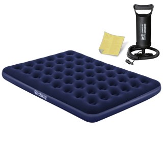 MATERAC DMUCHANY 203X152X22 CM Z POMPKĄ TŁOKOWĄ BESTWAY 67003
