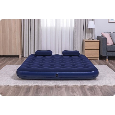 MATERAC DMUCHANY 203X152X22 CM Z POMPKĄ TŁOKOWĄ BESTWAY 67374
