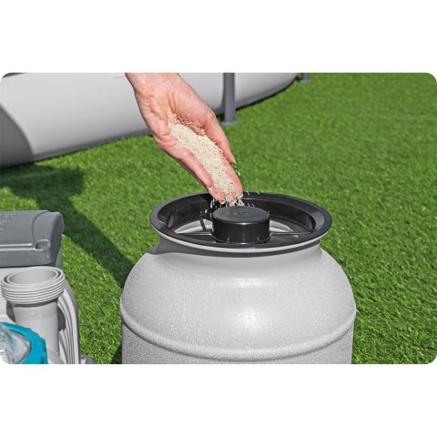 POMPA PIASKOWA 6056 L/H BESTWAY 58497 +PIASEK 25KG
