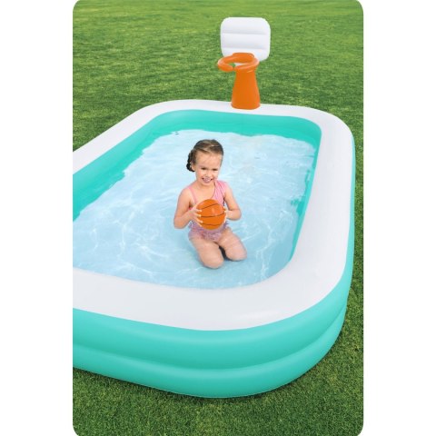 BASEN DMUCHANY DUNK'N SPLASH 251 X 168 X 102 CM BESTWAY 54445