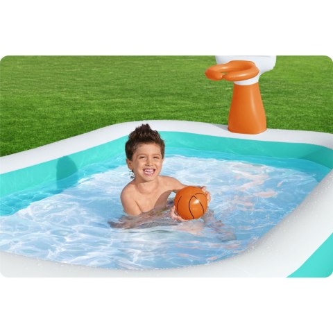 BASEN DMUCHANY DUNK'N SPLASH 251 X 168 X 102 CM BESTWAY 54445
