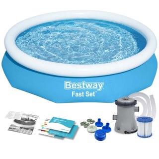 BASEN OGRODOWY ROZPOROWY 244 X 61 CM 9W1 BESTWAY 57450