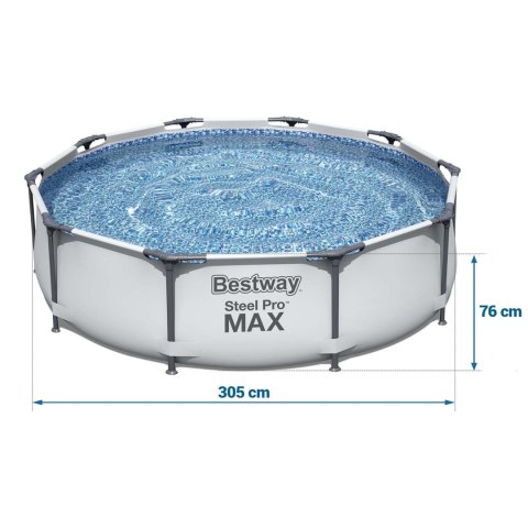BASEN OGRODOWY STELAŻOWY 305 X 76 CM 17W1 BESTWAY 56406