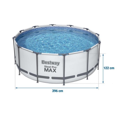 BASEN OGRODOWY STELAŻOWY 396 X 122 CM 18W1 BESTWAY 5618W BASEN OGRODOWY STELAŻOWY 396 X 122 CM 18W1 BESTWAY 5618W
