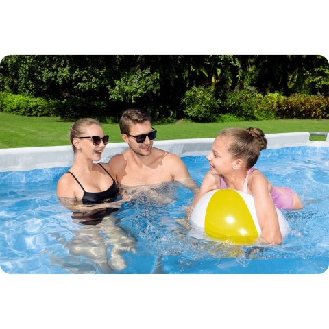 BASEN OGRODOWY STELAŻOWY 412X201X122 CM 17W1 BESTWAY 56457N