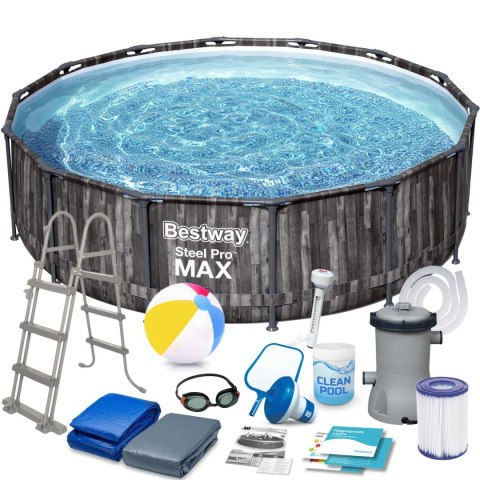 BASEN OGRODOWY STELAŻOWY 427 X 107 CM 17W1 BESTWAY 5614Z