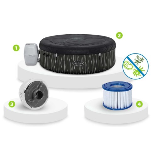 DMUCHANE SPA LAY-Z HOLLYWOOD 6 OSOBOWE BESTWAY 60059