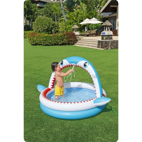 BASEN DMUCHANY ZE ZRASZACZEM 163 X 127 X 92 CM BESTWAY 53157