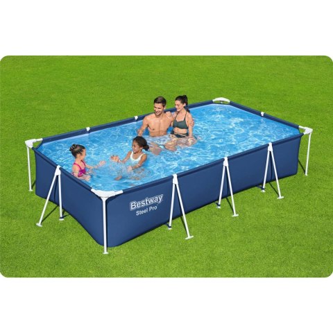 BASEN OGRODOWY STELAŻOWY 400 X 211 X 81 CM 15W1 BESTWAY 56405N
