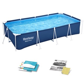 BASEN OGRODOWY STELAŻOWY 400 X 211 X 81 CM 4W1 BESTWAY 56405N