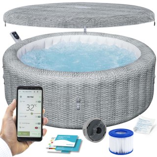 DMUCHANE SPA LAY-Z BALI GREY 6 OSOBOWE BESTWAY 6001N