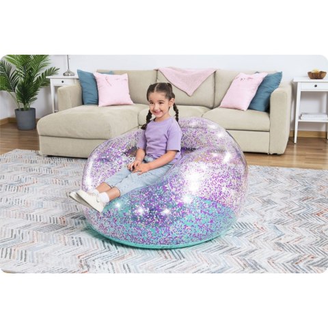 FOTEL DMUCHANY Z BROKATEM BESTWAY 75115