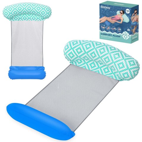 MATERAC DMUCHANY DO PŁYWANIA COMFORT PLUSH BESTWAY 43555