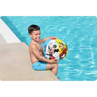 PIŁKA PLAŻOWA DLA DZIECI 51 CM MICKEY I PRZYJACIELE BESTWAY 91098