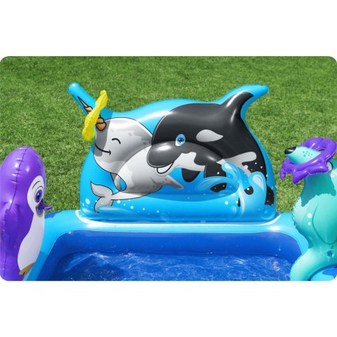 PLAC ZABAW DMUCHANY POLAR PALS 134 X 131 X 73 CM BESTWAY 53156