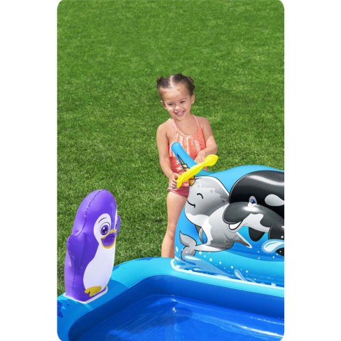 PLAC ZABAW DMUCHANY POLAR PALS 134 X 131 X 73 CM BESTWAY 53156