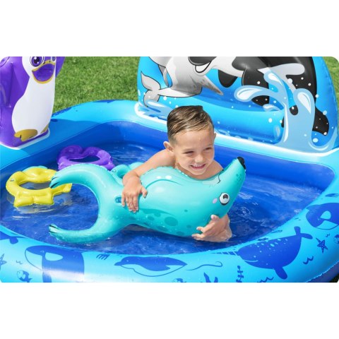 PLAC ZABAW DMUCHANY POLAR PALS 134 X 131 X 73 CM BESTWAY 53156