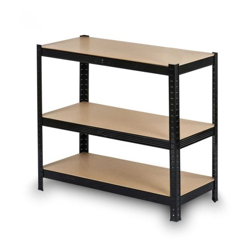 REGAŁ METALOWY MAGAZYNOWY 150 X 75 X 30 CM HUMBERG HR-811 CZARNY