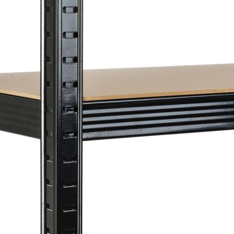 REGAŁ METALOWY MAGAZYNOWY 150 X 75 X 30 CM HUMBERG HR-811 CZARNY