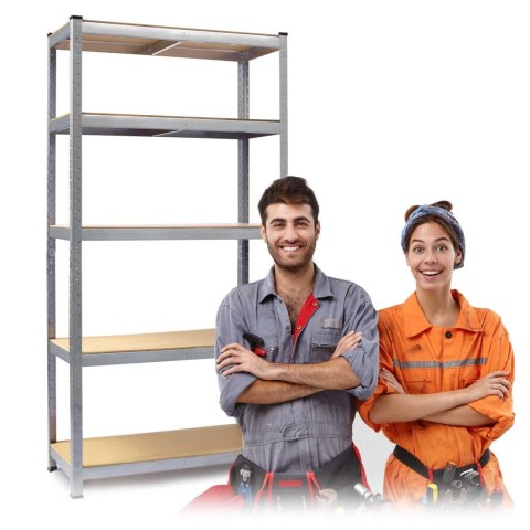 REGAŁ METALOWY MAGAZYNOWY 180 X 90 X 30 CM HUMBERG 4843