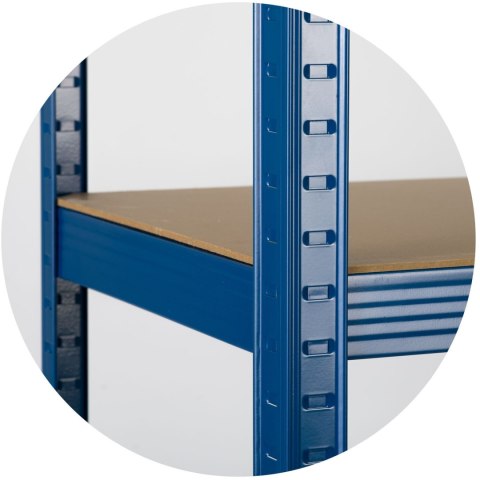REGAŁ METALOWY MAGAZYNOWY 180 X 90 X 40CM HUMBERG 4848