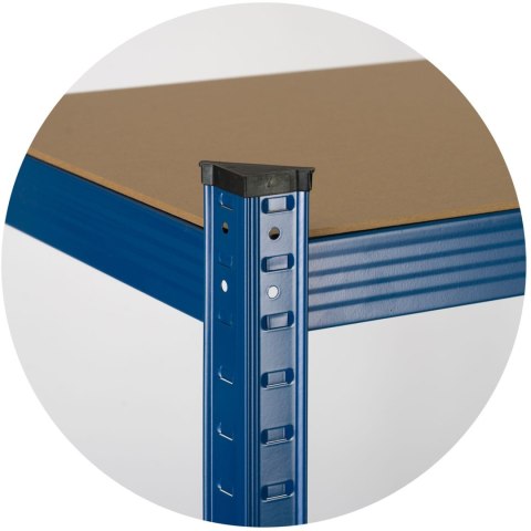 REGAŁ METALOWY MAGAZYNOWY 180 X 90 X 40CM HUMBERG 4848