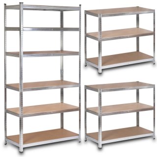 REGAŁ METALOWY MAGAZYNOWY 222 X 110 X 50 CM HUMBERG HR-815