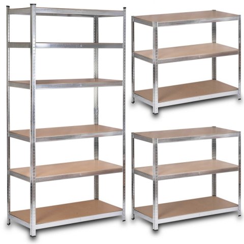 REGAŁ METALOWY MAGAZYNOWY 222 X 110 X 50 CM HUMBERG HR-815