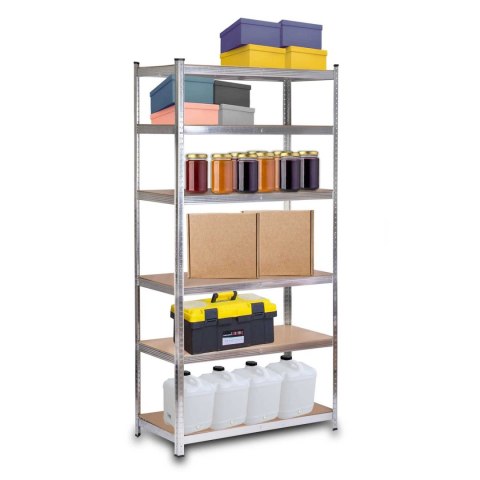 REGAŁ METALOWY MAGAZYNOWY 222 X 110 X 50 CM HUMBERG HR-815