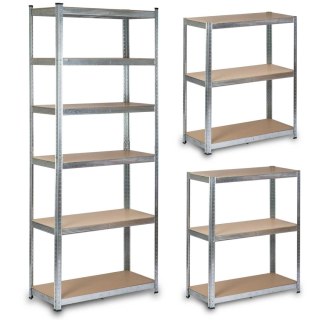 REGAŁ METALOWY MAGAZYNOWY 222 X 90 X 40 CM HUMBERG HR-814