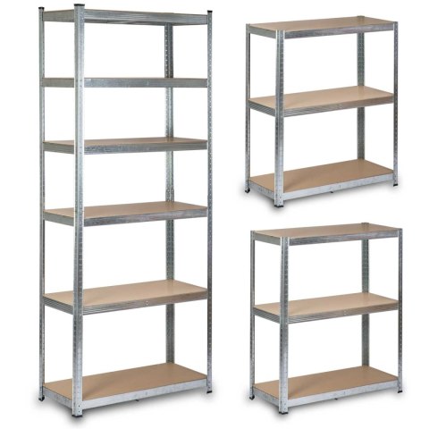 REGAŁ METALOWY MAGAZYNOWY 222 X 90 X 40 CM HUMBERG HR-814