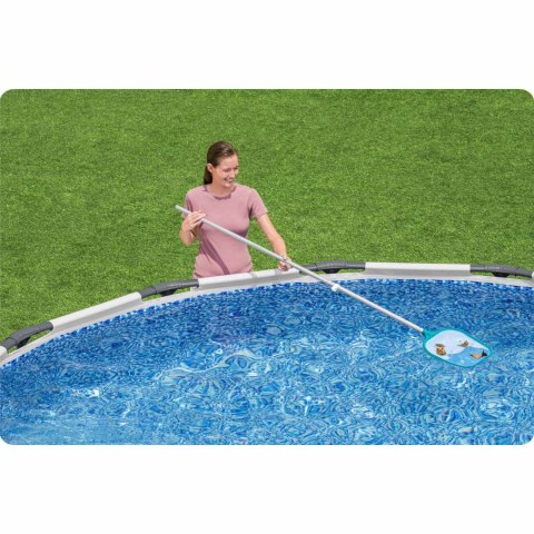 ZESTAW DO CZYSZCZENIA BASENU KIJ 167CM + ODKURZACZ + SIATKA BESTWAY 58013