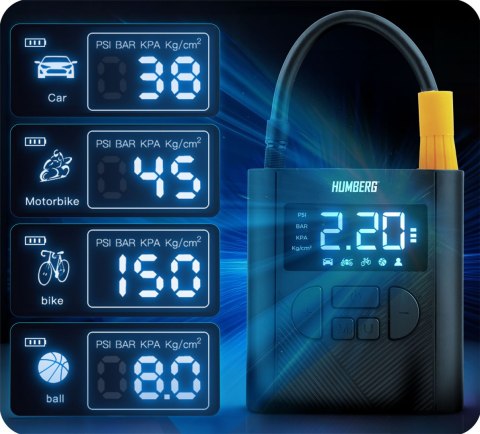 BEZPRZEWODOWA POMPKA ELEKTRYCZNA HM-252 HUMBERG