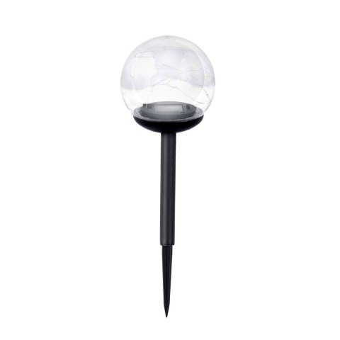 LAMPKA SOLARNA PRZEŹROCZYSTA KULA 4SZT ILUMEN LS-103