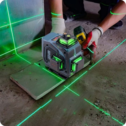 LASER KRZYŻOWY W WALIZCE + AKCESORIA HUMBERG HM-170