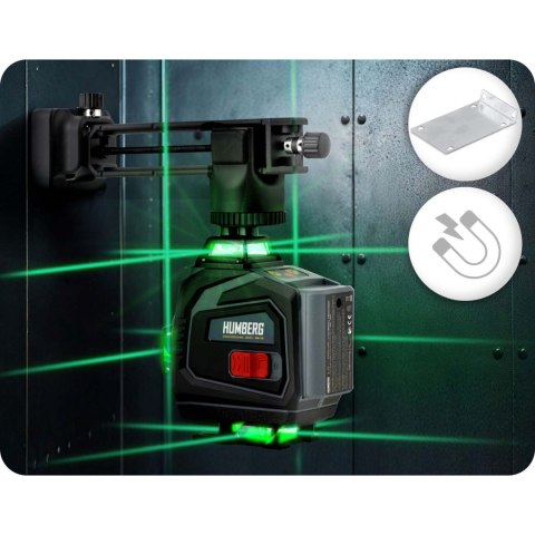 LASER KRZYŻOWY W WALIZCE + STATYW HUMBERG HM-170